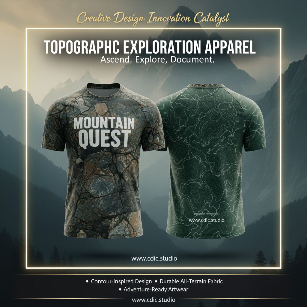 Hiking & Outdoor Adventure Jersey Design Service – Performance Trail Wear & Trekking Apparel Design 01-08 | CDIC.Studio
