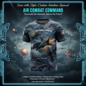 Air Force Jersey Design Service – Custom Military Aviation Sportswear Design | CDIC.Studio