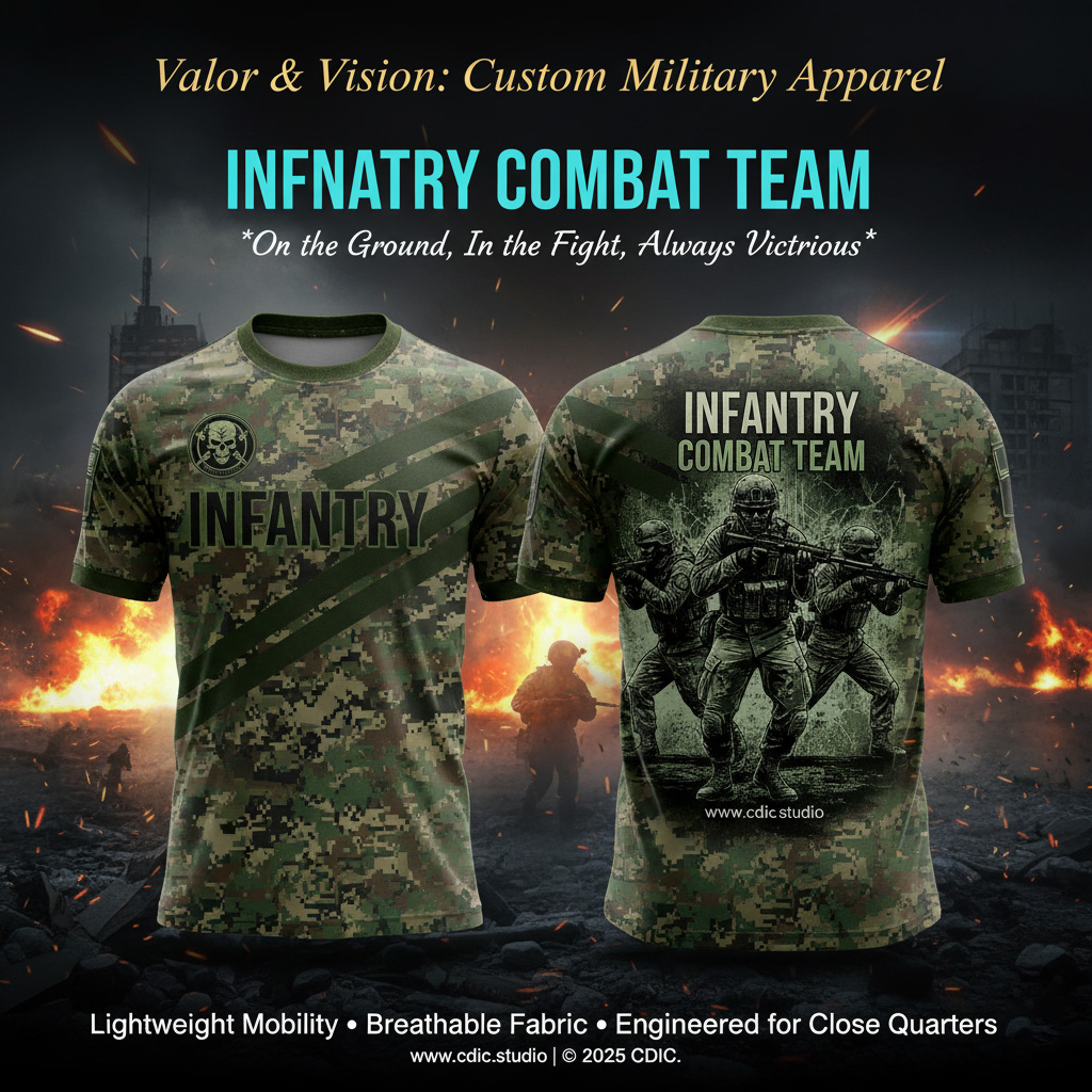 Army Jersey Design Service – Custom Military Tactical Sportswear Design 09-16 | CDIC.Studio - Image 7