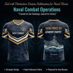 Navy Jersey Design Service – Custom Naval & Marine Tactical Sportswear Design 57-64 | CDIC.Studio