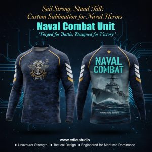 Navy Jersey Design Service – Custom Naval & Marine Tactical Sportswear Design 33-40 | CDIC.Studio